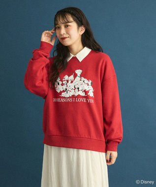 Green Parks １０１匹わんちゃん／プリント裏毛スウェット