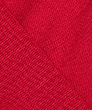 23区GOLF 【MEN】【ウォッシャブル】ウールブレンド ロゴニット レッド系
