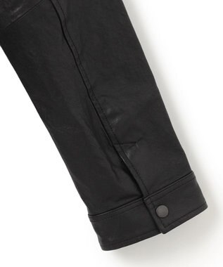 JOSEPH HOMME 新素材【シャツ感覚で羽織れる軽さ】シュリンクエアレザー　ブルゾン ブラック系