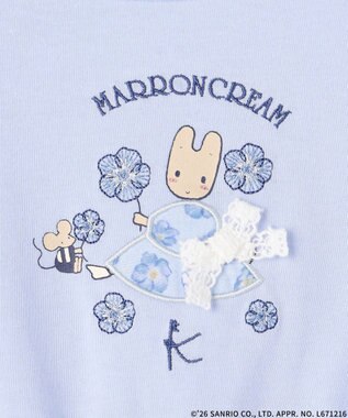 組曲 KIDS 【マロンクリーム×組曲 KIDS】ネモフィラワンピース サックスブルー
