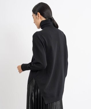 23区 S 【エステータ】スリットデザイン ニット ブラック系