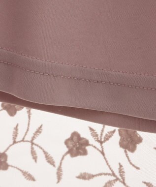 earth music&ecology シアーレースレイヤードスカート Pink Beige