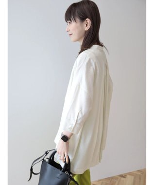 AMERICAN HOLIC 接触冷感バンドカラーチュニック Ivory