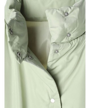 earth music&ecology パファーベスト Light Green