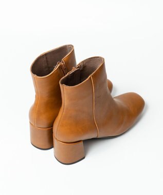 BONTRE 【BONTRE/ボントレ】スクエアショートブーツ ブラウン