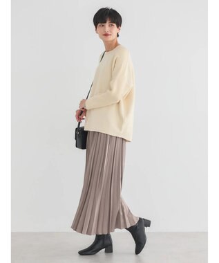 AMERICAN HOLIC バイパチ袖リブラグランニットプルオーバー Ivory