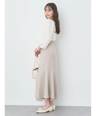 earth music&ecology アシメキリカエスカート Beige