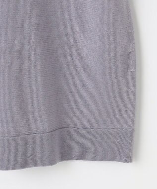 自由区 【アンサンブル対応】アセテートコットンプルオーバー ニット モーヴ