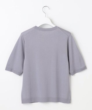 自由区 【アンサンブル対応】アセテートコットンプルオーバー ニット モーヴ