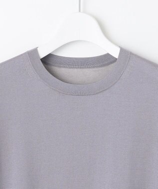 自由区 【アンサンブル対応】アセテートコットンプルオーバー ニット モーヴ