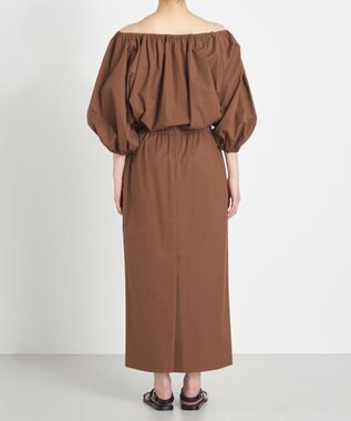 NAVE 【Nave　洗える】リリーIラインスカート ダークブラウン系