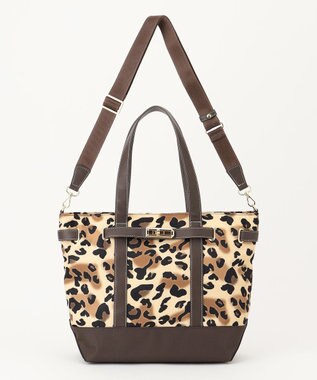 LA BAGAGERIE ベルテッド2WAYトート レオパード