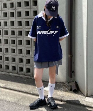 WEGO ゲームグラフィックビッグT ネイビー