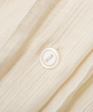 Green Parks シアーフードシャツ Ivory