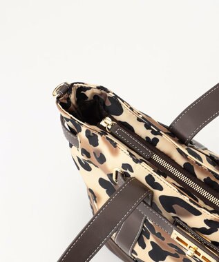 LA BAGAGERIE ベルテッド2WAYトート レオパード