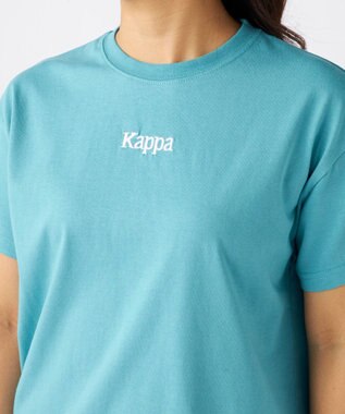 OP／FILA 【Kappa】サガラ刺繍 オーバーサイズTシャツ ライトブルー