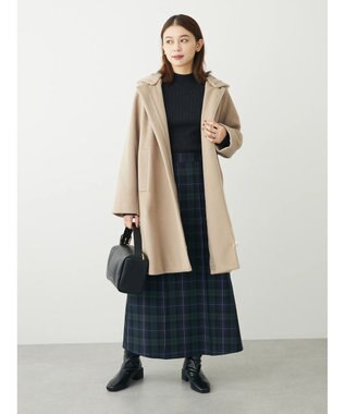 Green Parks ２ｗａｙフード取り外し比翼コート Beige