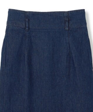 BEIGE， 【洗える・Oggi ８月号掲載】NAVIGLIO / ベルト付きハイウエストデニムスカート Indigo
