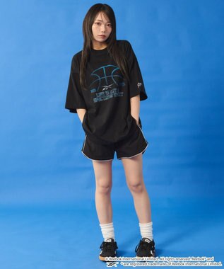 WEGO 【ユニセックス着用ITEM】別注ReebokスポーツロゴT（SS） ブラック