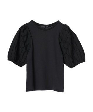 Green Parks ・ＳＵＧＡＲ　ＳＰＯＯＮ　フハクドットスリーブＴＥＥ Black