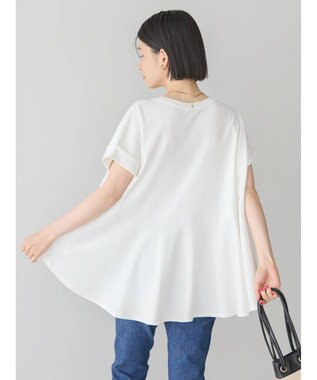 AMERICAN HOLIC フレアヘムフレンチスリーブカットプルオーバー Off White