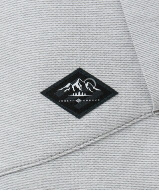 JOSEPH ABBOUD MOUNTAIN スラブシャンブレーストレッチ ブルゾン ライトグレー系