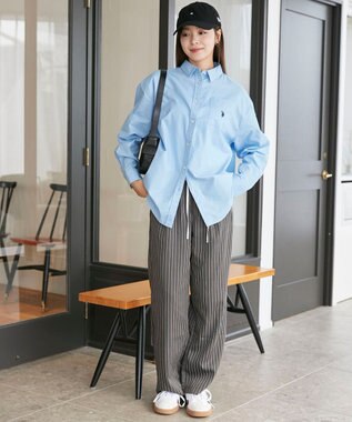 WEGO 【25年秋新色登場★】U.S. POLO ASSN.別注ロングスリーブシャツ ブルー