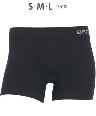 WACOAL MEN ボクサーパンツ 【Everyday Boxer】 綿混(本体) 立体成型 ここちよいフィット感 前閉じ 下着 メンズ GT3590 /ブロス バイ ワコールメン ブラック