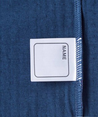 MIKI HOUSE HOT BISCUITS 【70-110cm】 接結天竺素材 ワンポイントカーディガン 紺