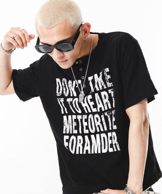 WEGO 【ユニセックス着用ITEM】ビッグロゴスラブヘンリーネックT（SS）