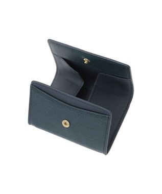 genten アーガイルカットワーク 小銭入れ ネイビーブルー