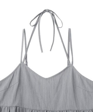 Green Parks ＳＥＴ２点キャミビスチェ＋ワイドパンツ Gray