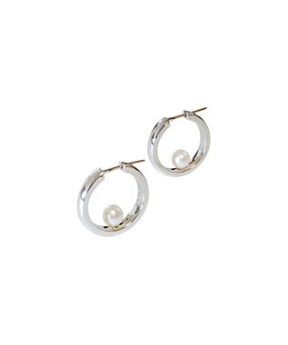 susui 【pearl doughnut】フープピアス (SVMRR)_両耳