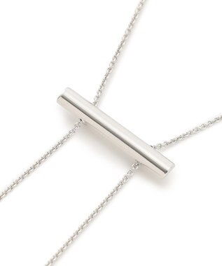 23区 バー スライド ラリエット ネックレス シルバー系