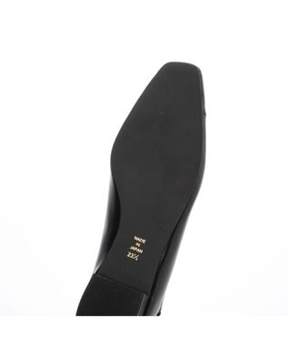 MODE ET JACOMO <carino>スクエアトゥバレエシューズ ブラック