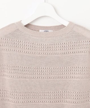 J.PRESS LADIES L 【洗える】PATTERN ニット ベスト ベージュ系