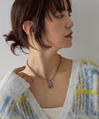 AMERICAN HOLIC コイントップダブルチェーンネックレス Silver