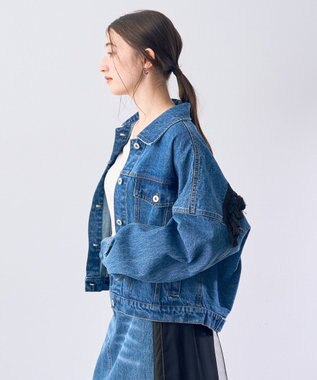 YECCA VECCA フリンジデニムジャケット Indigo