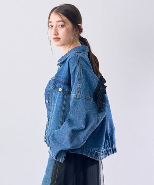 YECCA VECCA フリンジデニムジャケット Indigo