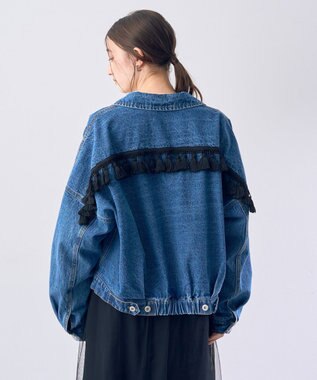 YECCA VECCA フリンジデニムジャケット Indigo