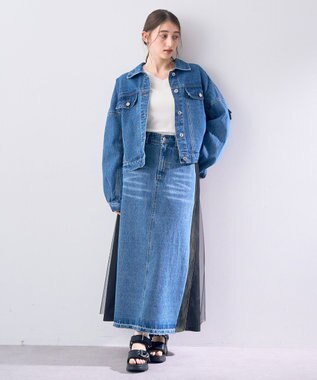 YECCA VECCA フリンジデニムジャケット Indigo