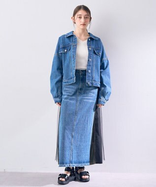 YECCA VECCA フリンジデニムジャケット Indigo