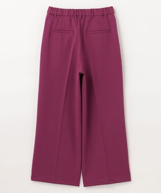 ANY 【ウエストゴム/ストレッチ/裏起毛】シークレットウォーム　ワイド パープル