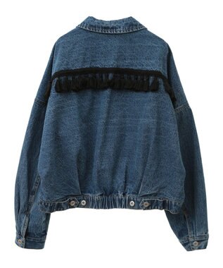 YECCA VECCA フリンジデニムジャケット Indigo