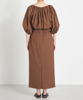 NAVE 【Nave　洗える】リリーIラインスカート ダークブラウン系