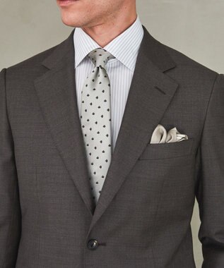 GOTAIRIKU 【日本製】シルク100% ポケットチーフ_25年春夏限定色 グレー系4