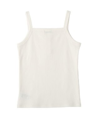 earth music&ecology ヘンリーネックキャミソール Off White