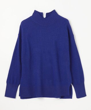 ANY L 【手洗い可】イタリーヤーンウールカシミヤミックスプルオーバー ロイヤルブルー