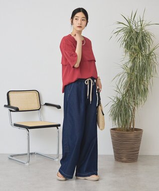 AMERICAN HOLIC イージーデニムワイドパンツ Indigo