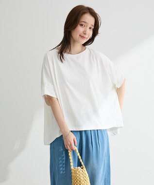 Green Parks 【適ON】遮熱ドルマンカットプルオーバー Off White